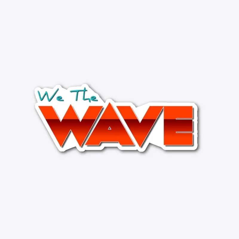 We the wave stickers